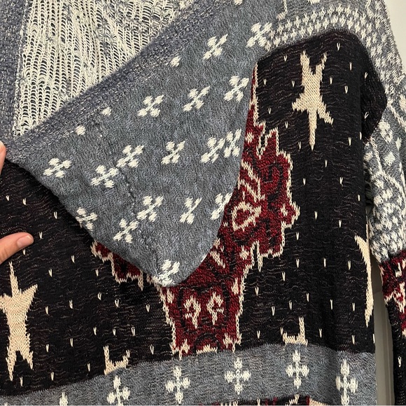 Free People Americana Long Cardigan with hood - Picture 6 of 8